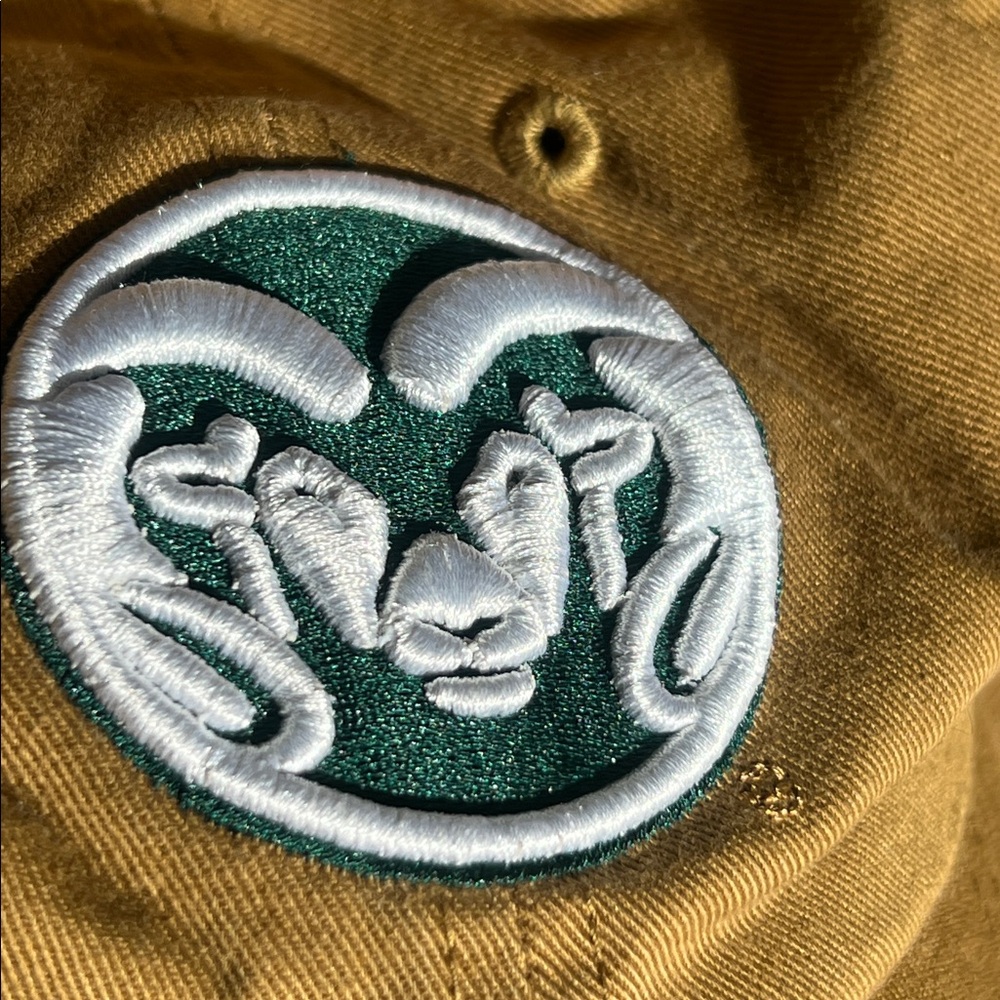 CSU Colorado State Rams Tan Baseball Cap - Picture 9 of 10